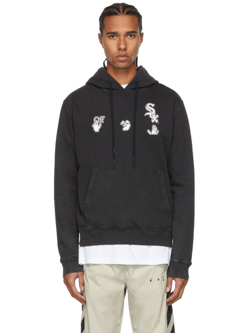 Black MLB Edition Chicago White Sox Hoodie - 1