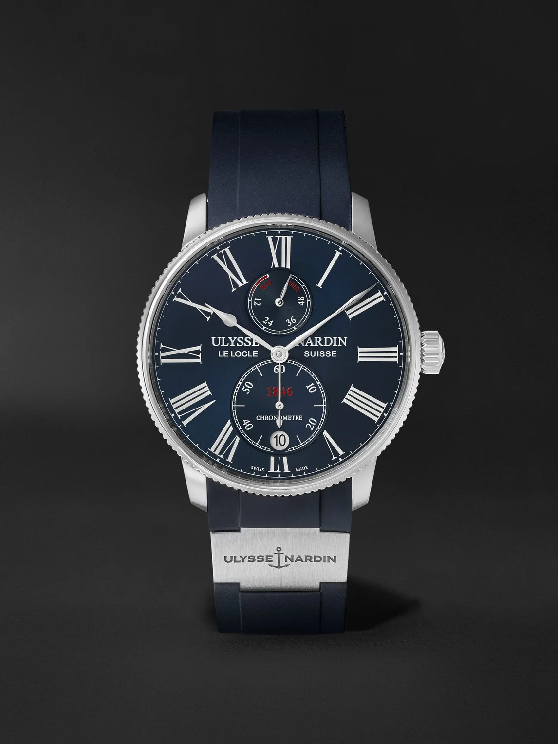 Marine Torpilleur Automatic Stainless Steel Watch, Ref. 1183-310-3/43 - 1