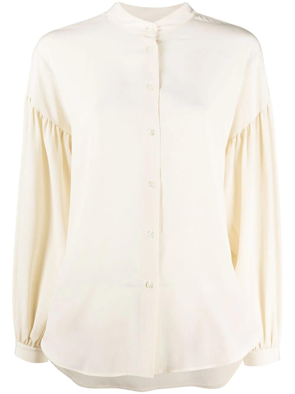 puff-sleeve shirt - 1