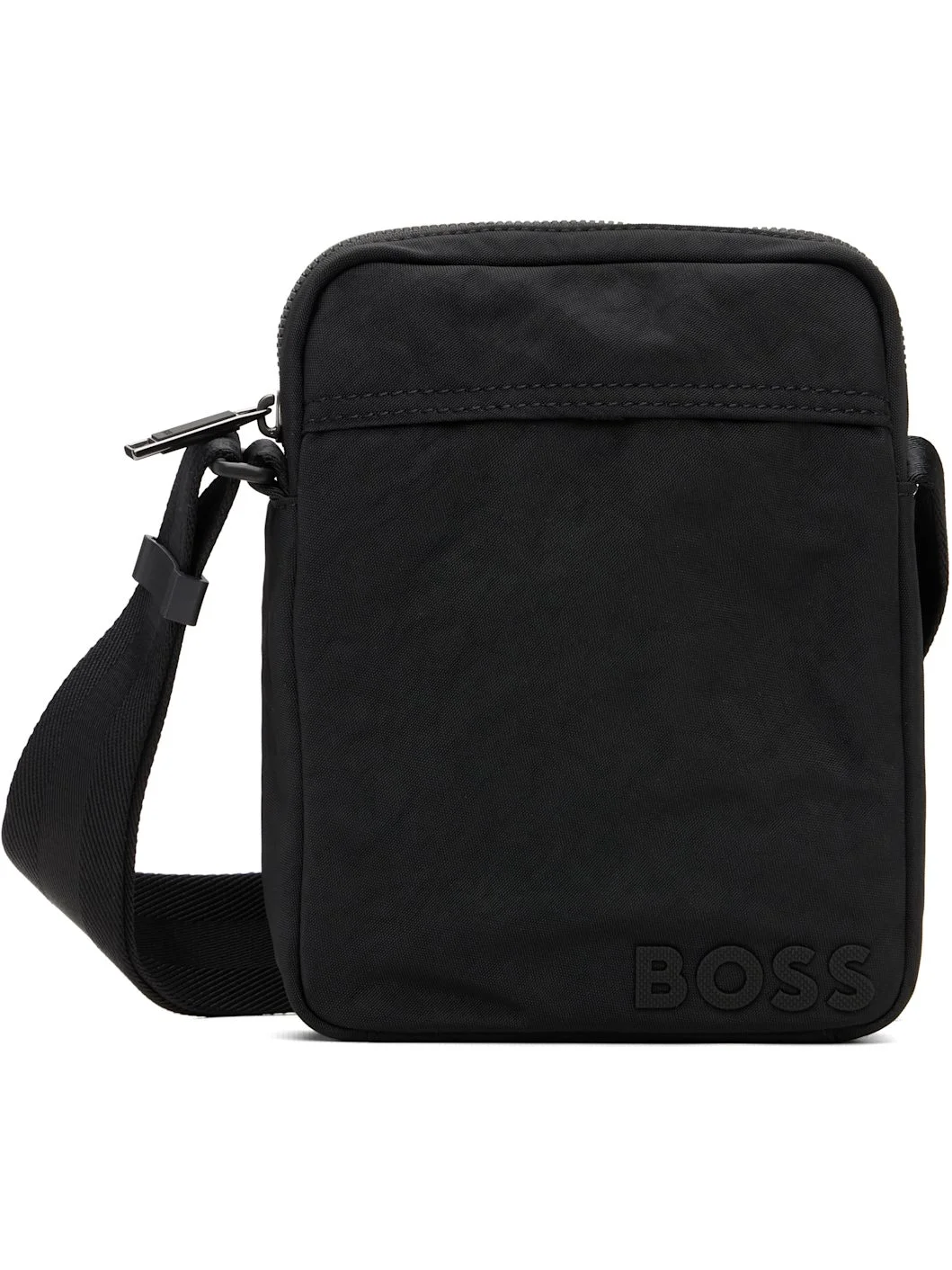 Black Bonded-Logo Bag - 1
