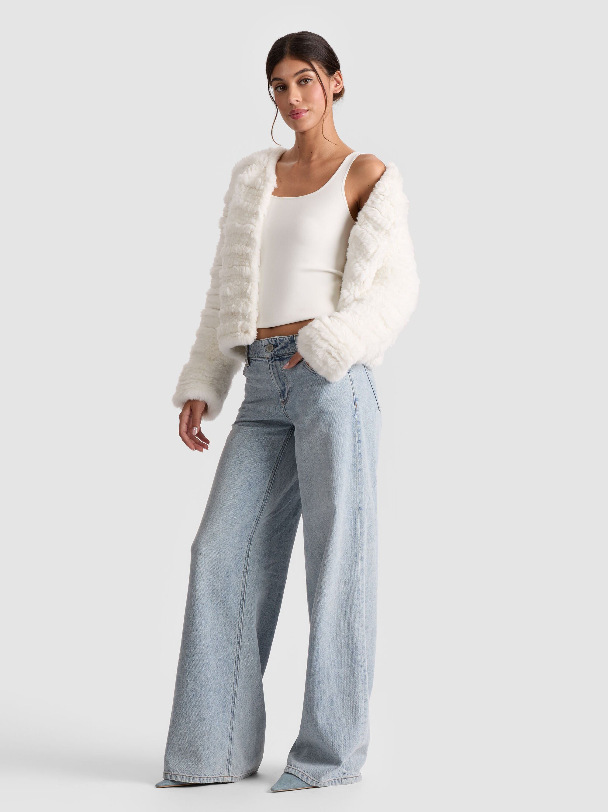 FAWN FAUX FUR JACKET - 3
