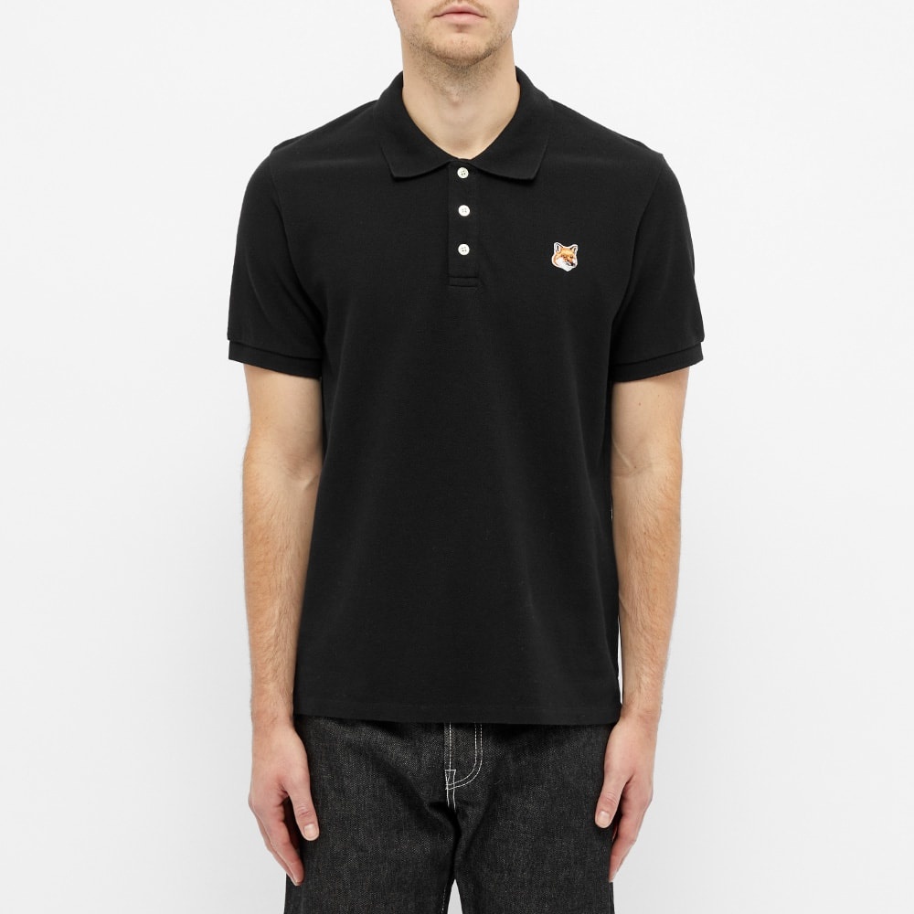 Maison Kitsuné Fox Head Patch Polo - 4