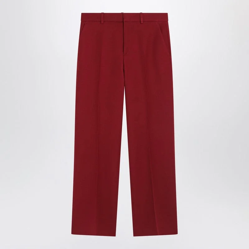 Gucci Classic Trousers In Anchor Red Women - 1