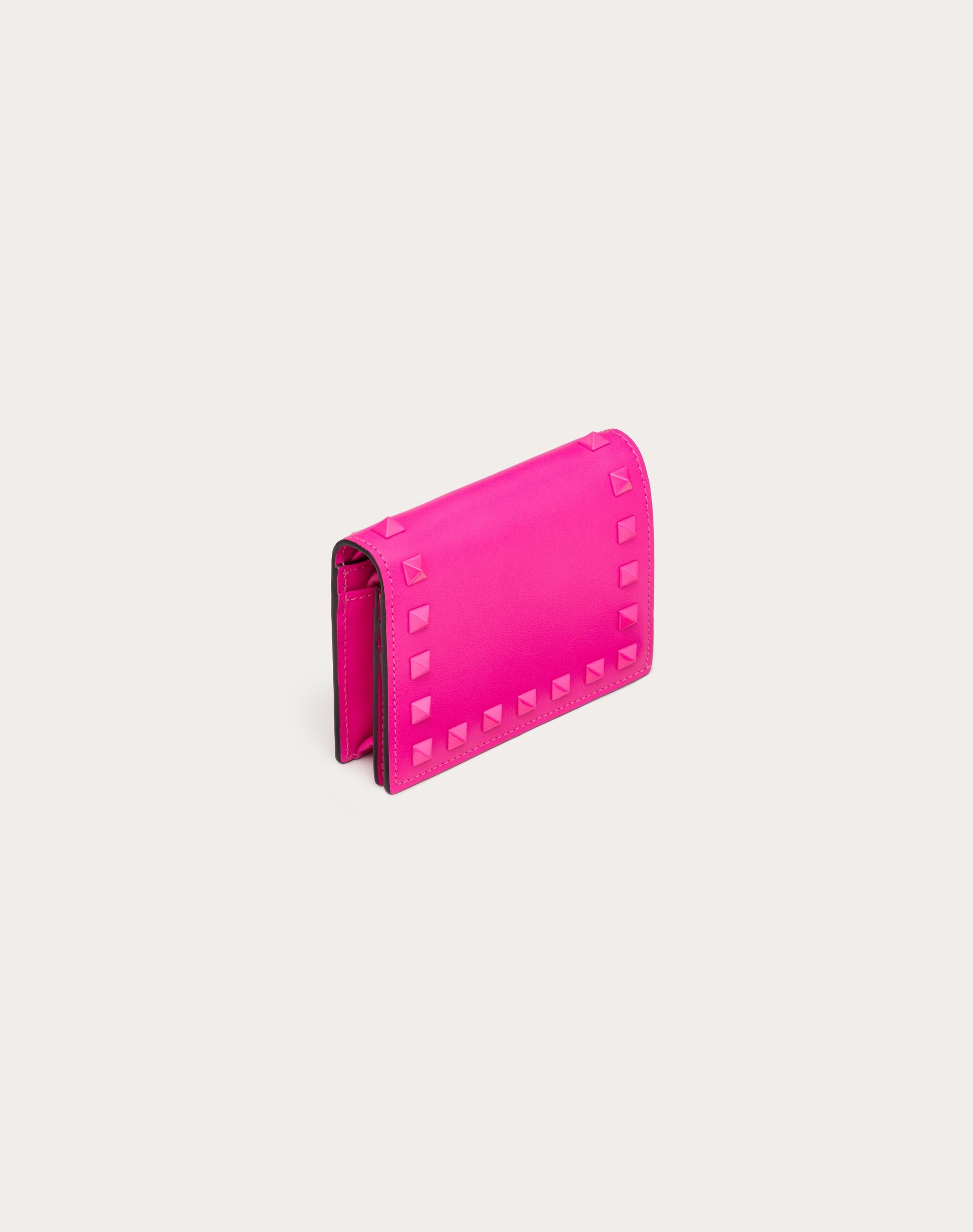 SMALL ROCKSTUD CALFSKIN WALLET - 4