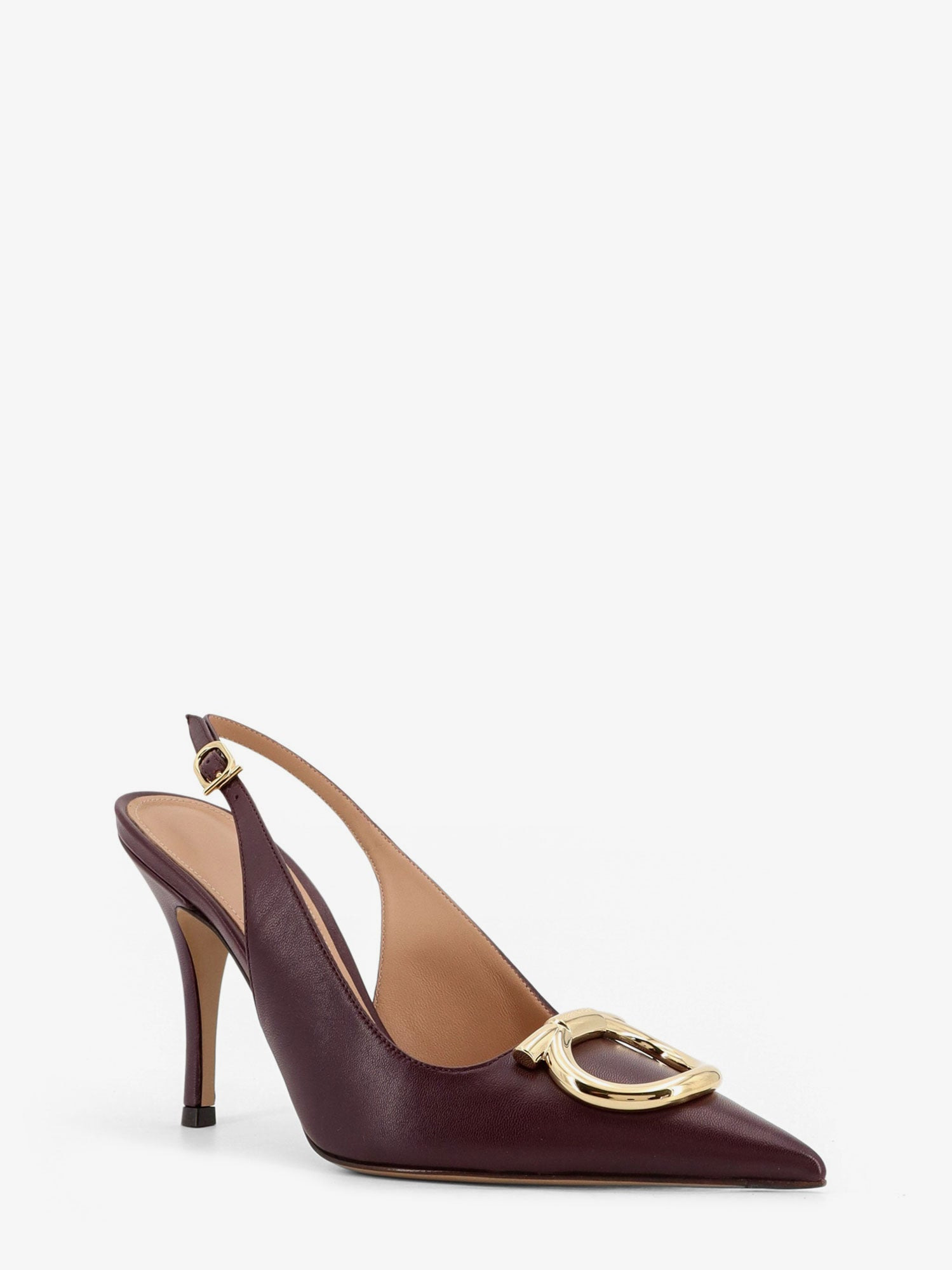 Sara 95 Leather Slingback Pumps - 2