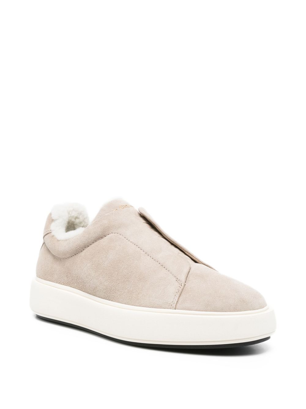 slip-on shearling sneakers - 2