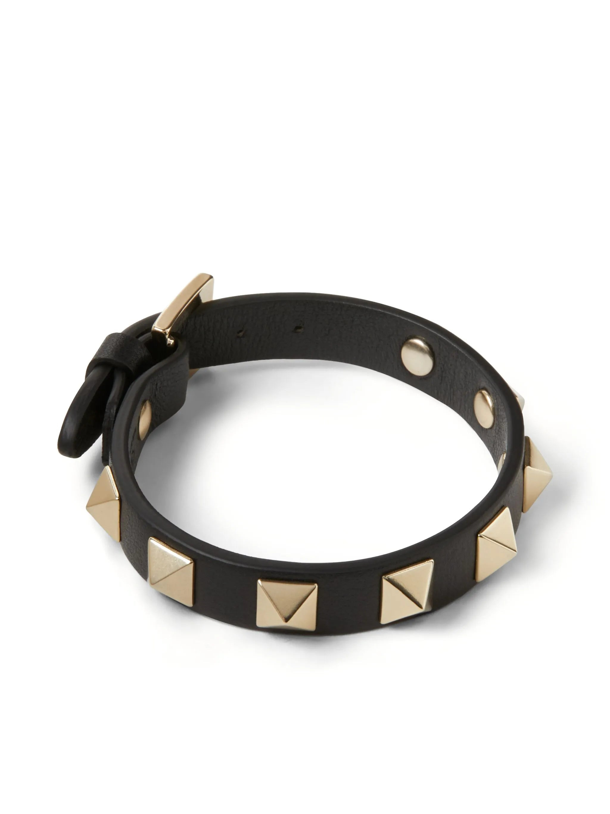 Rockstud leather bracelet - 3