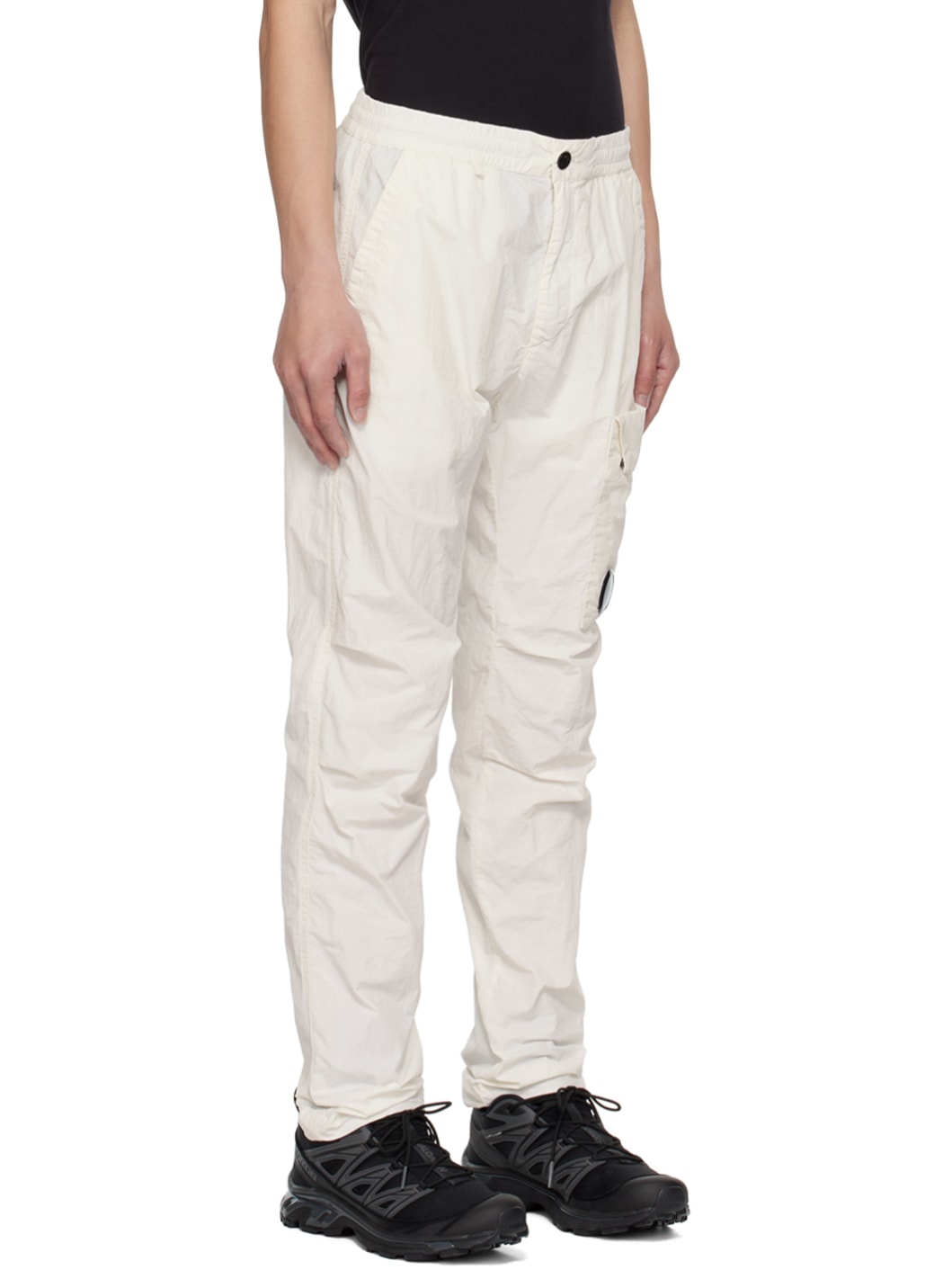 White Garment-Dyed Sweatpants - 2