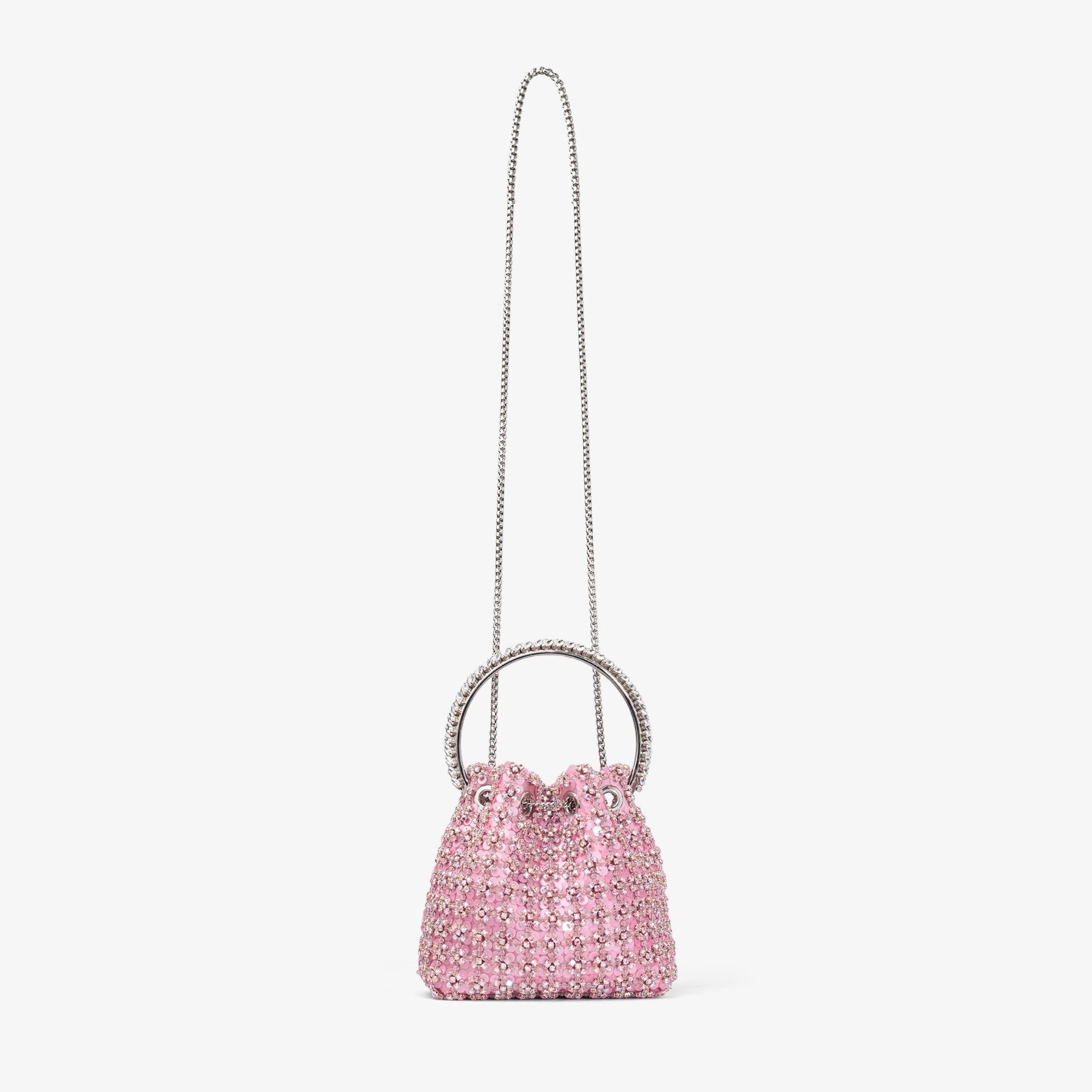 Atelier Bon Bon
Rose Satin Floral Sequin & Crystal Bag - 5