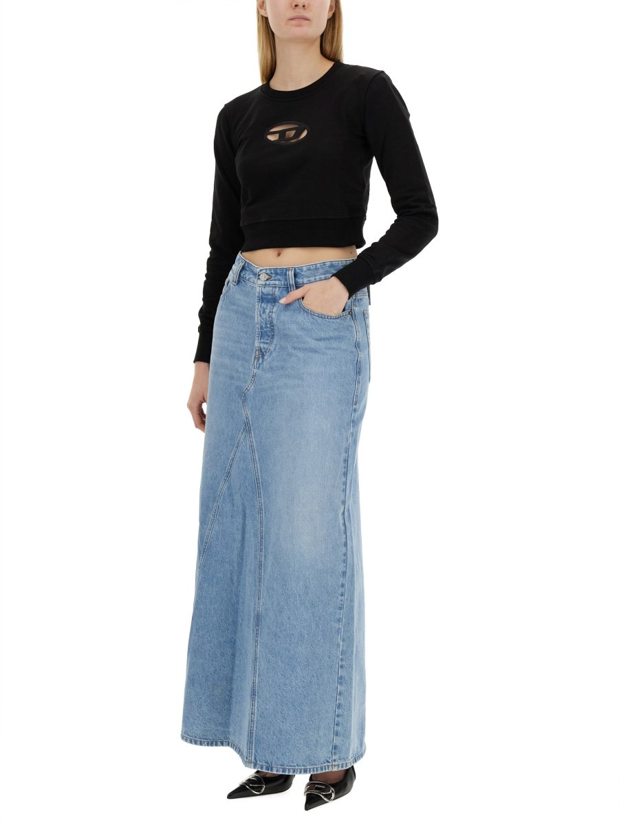 COTTON KNIT TOP WITH LOGO - 2