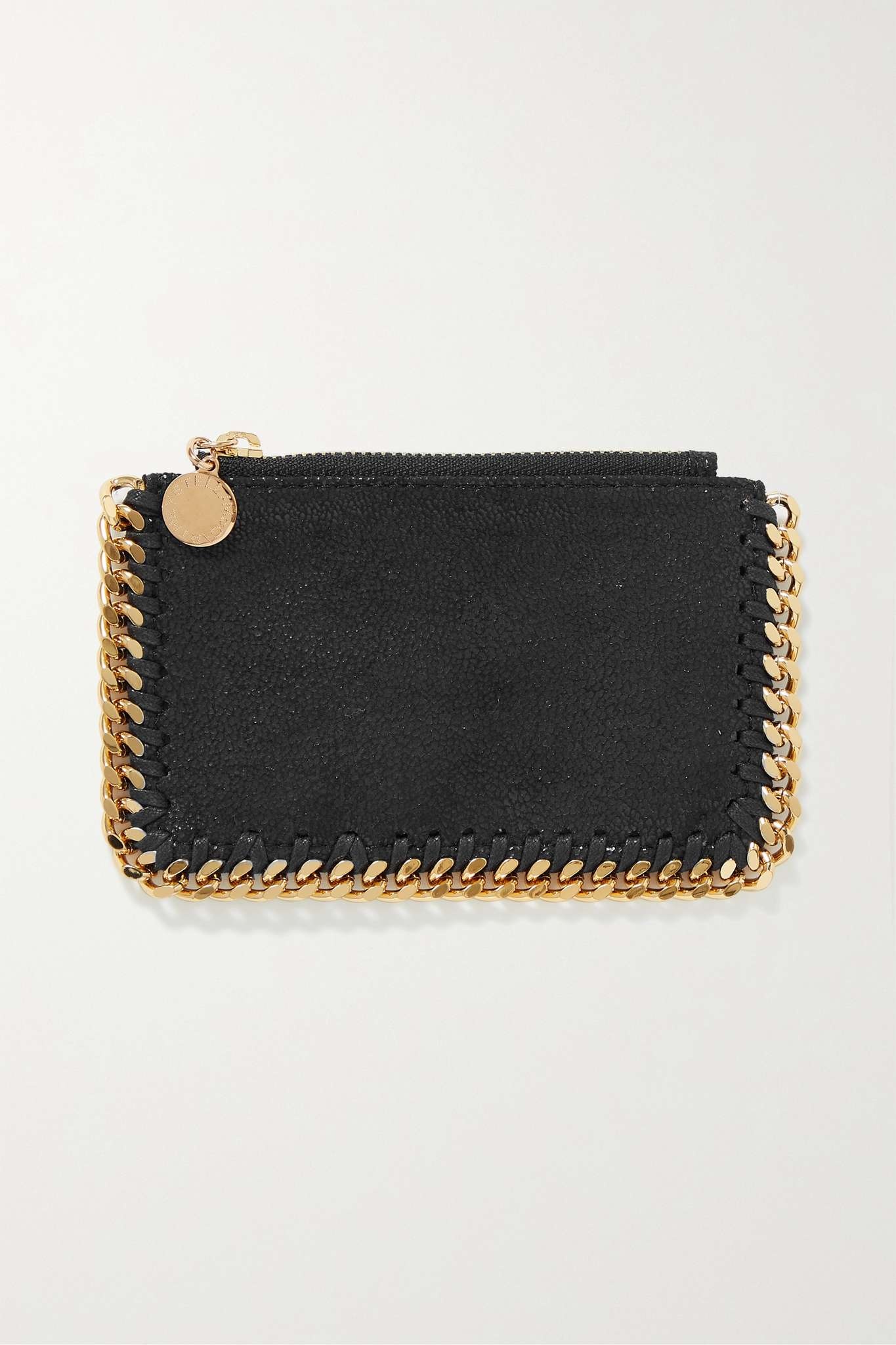 The Falabella vegetarian brushed-leather cardholder - 1