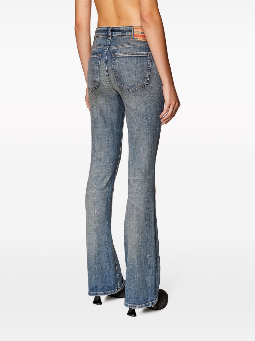 D-Ebbey low-rise bootcut jeans - 4