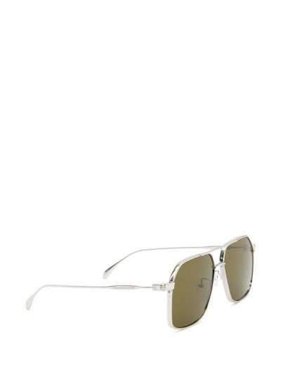 Alexander McQueen hexagonal-frame sunglasses outlook