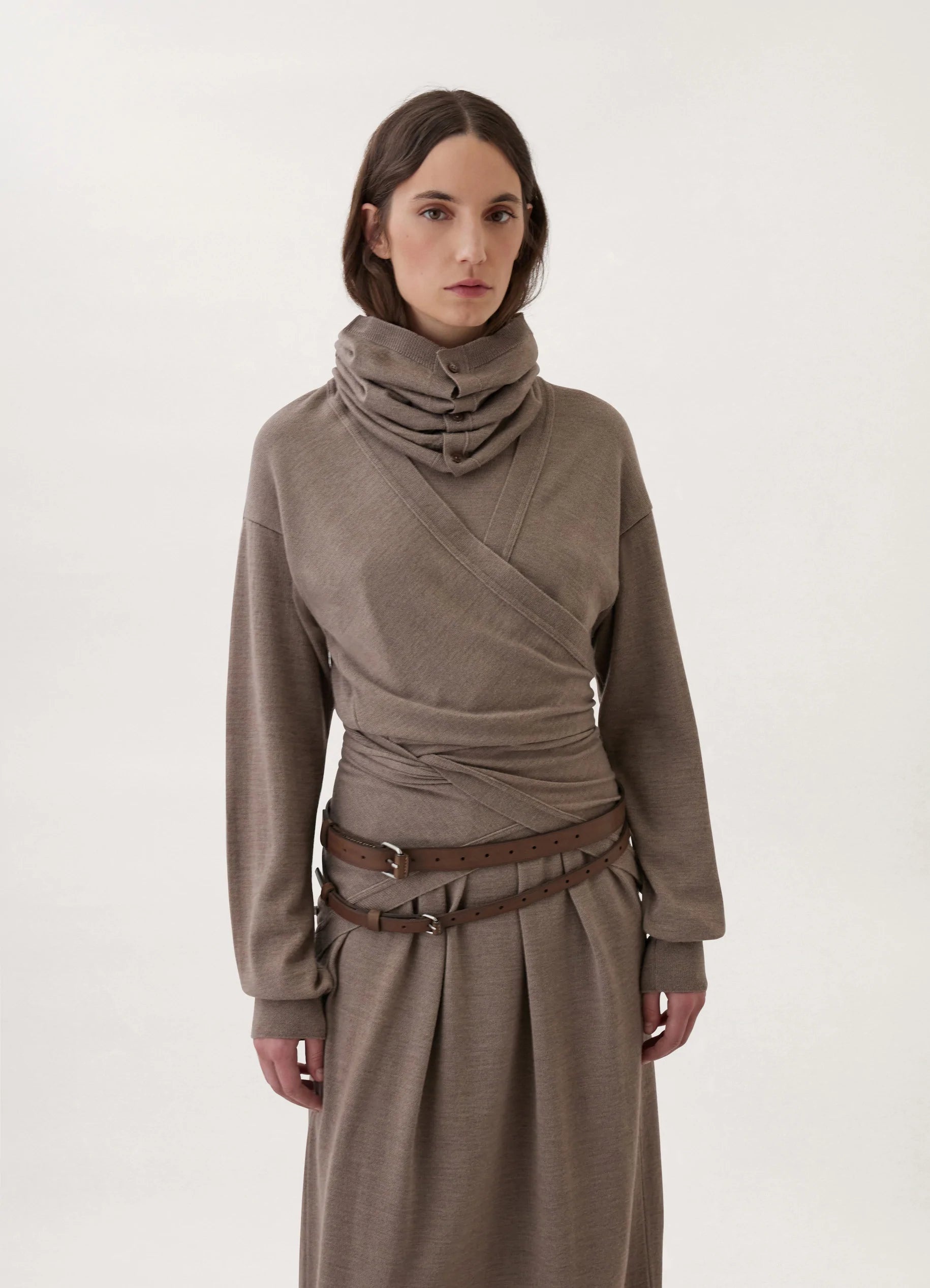 DOUBLE BUCKLE BELT
VEGE TANNED LTH - 3