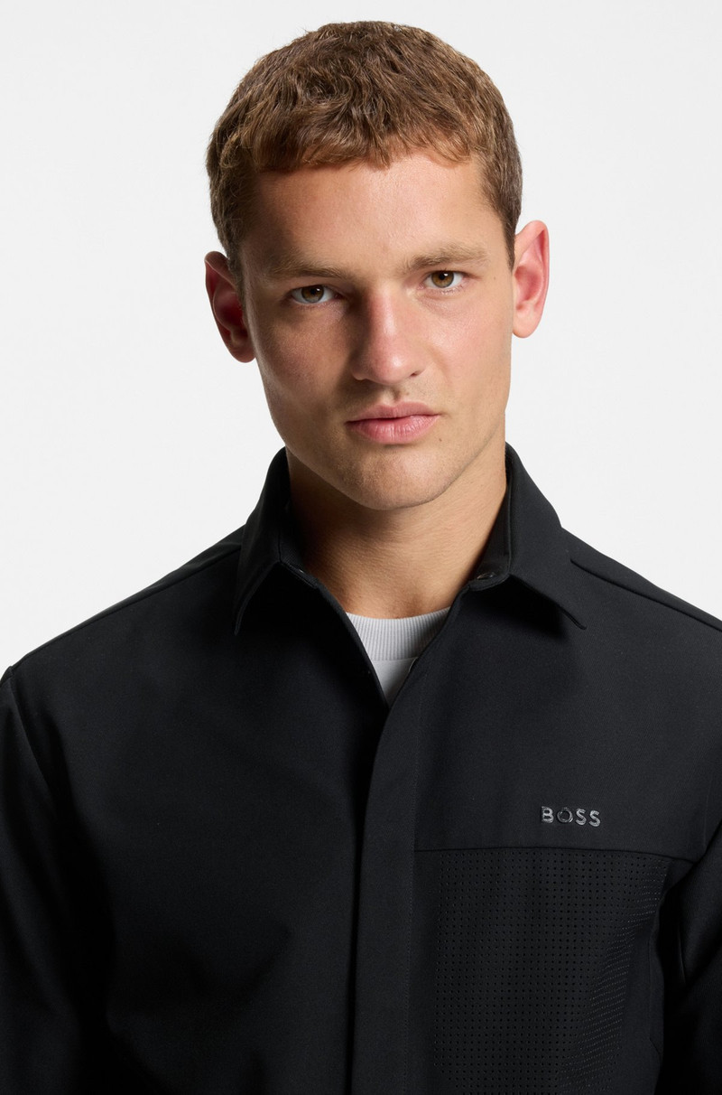 RELAXED-FIT OVERSHIRT IN WATER-REPELLENT TWILL 3