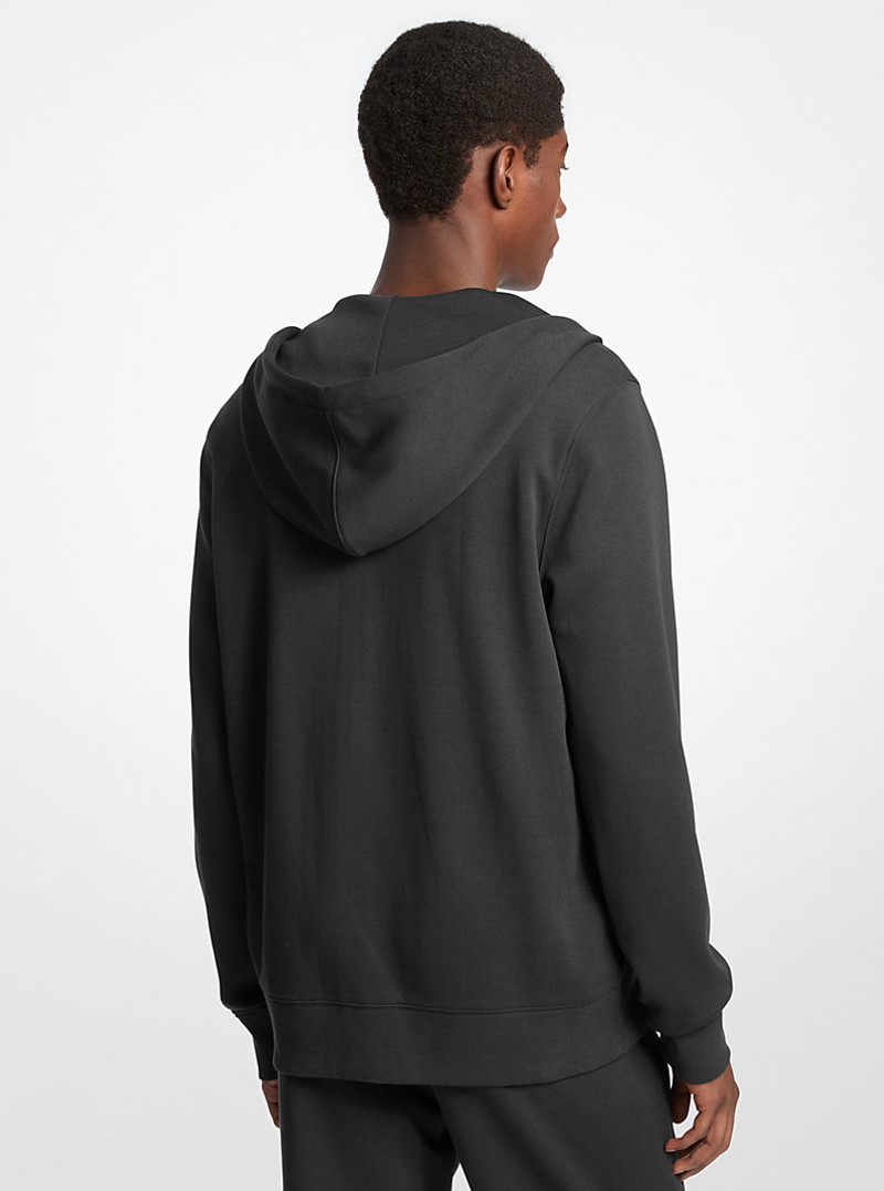 MICHAEL KORS Cotton Blend Zip-Up Hoodie outlook