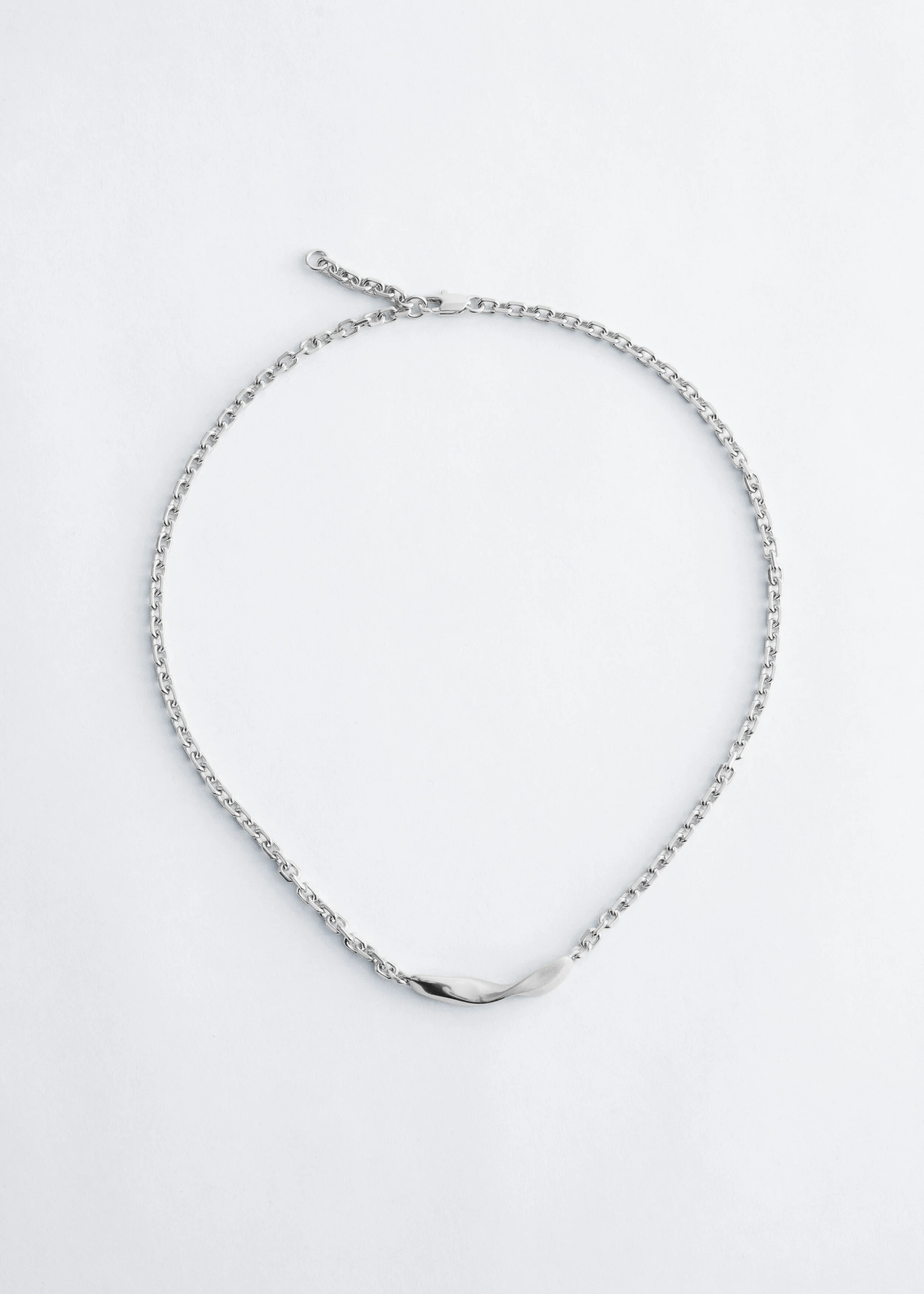 Twist-Detail Chain Necklace - 1
