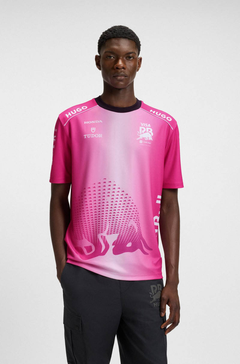 HUGO X VCARB FANWEAR SUMMER REPLICA T-SHIRT WITH BULL MOTIF 2