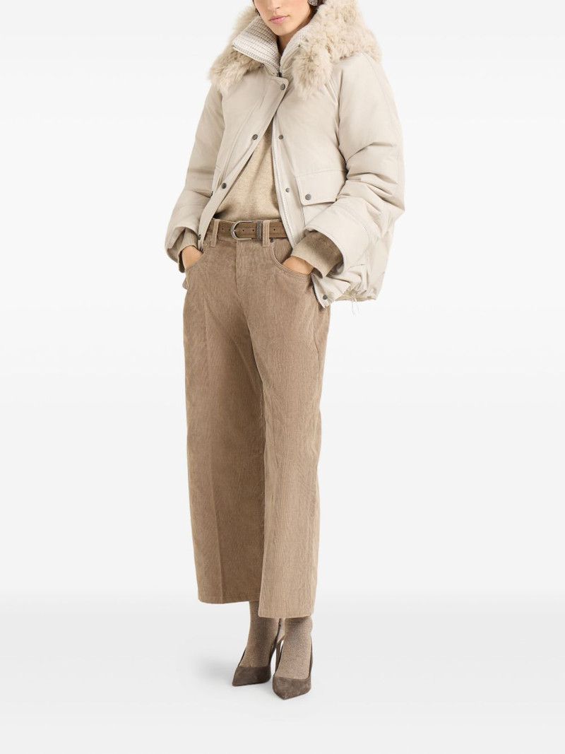 Brunello Cucinelli square contemporary trousers outlook