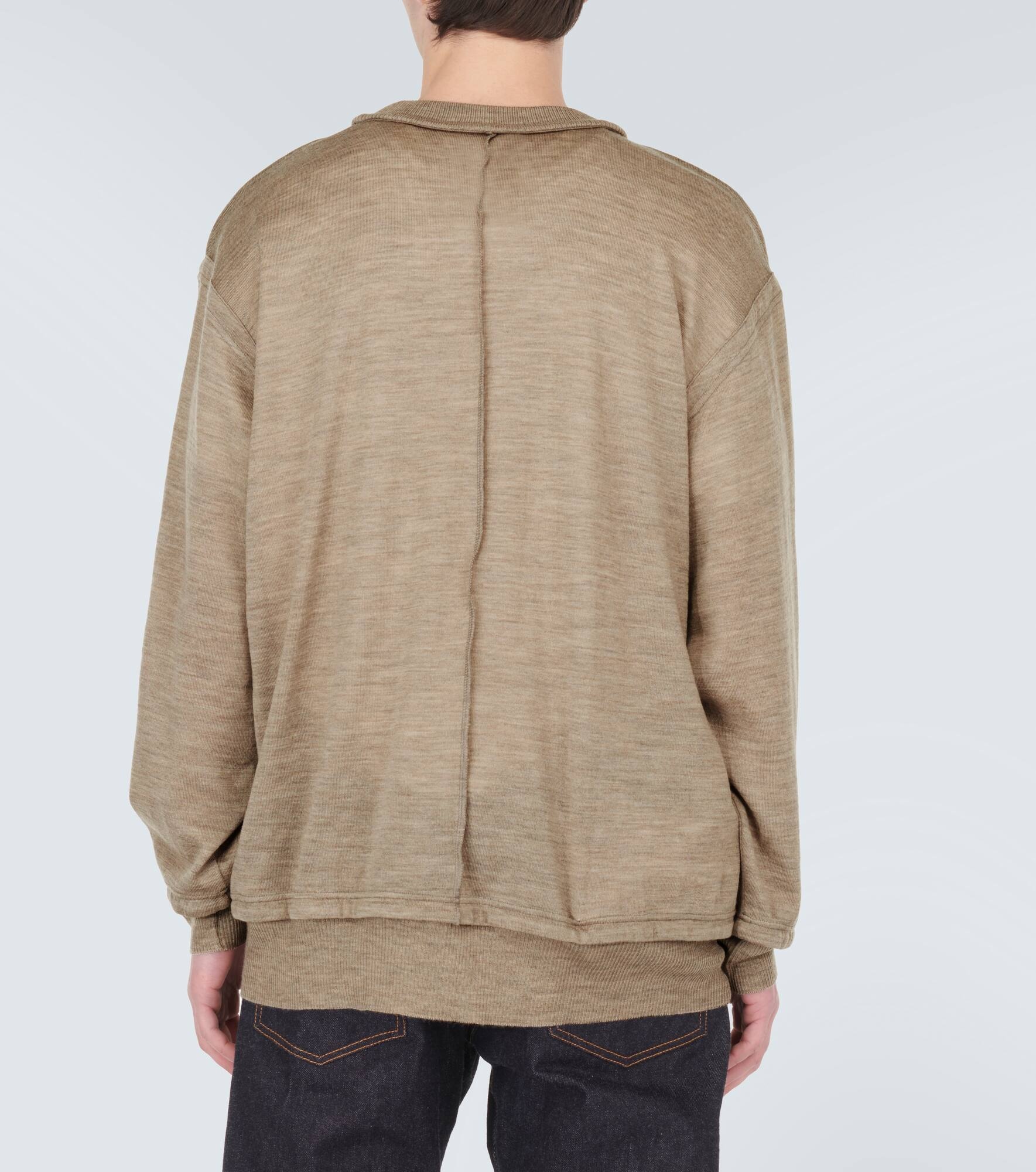 Wool sweatshirt - 4