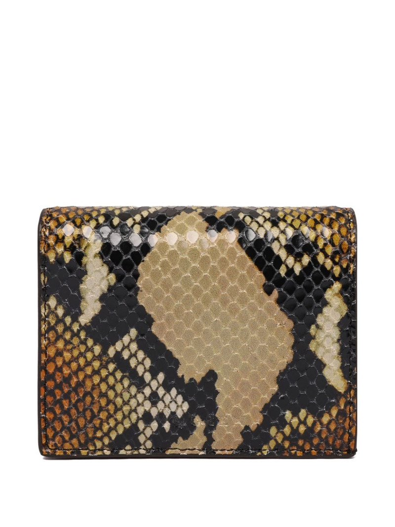Alexander McQueen snakeskin-print wallet outlook