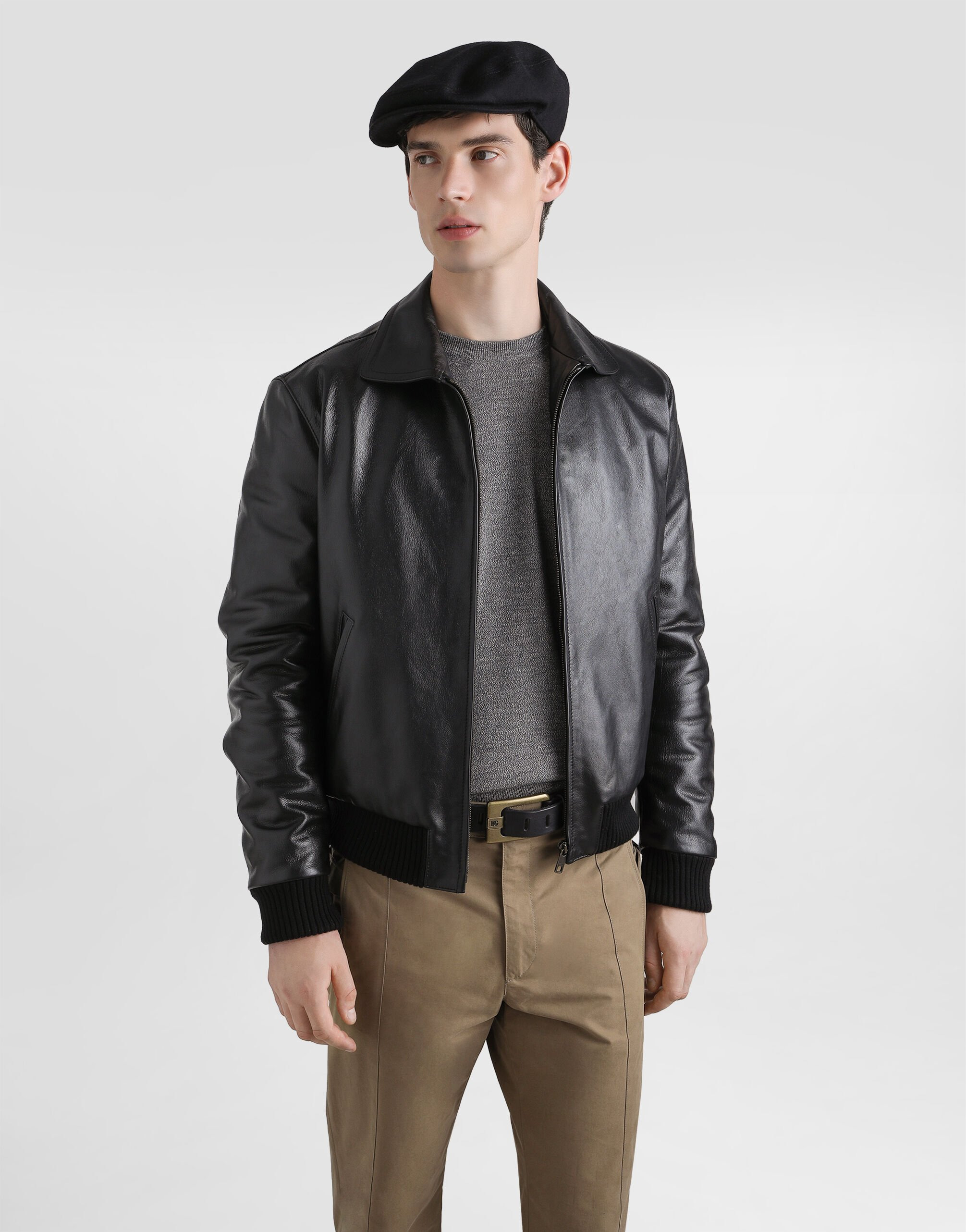 Smooth bullhide leather jacket - 4