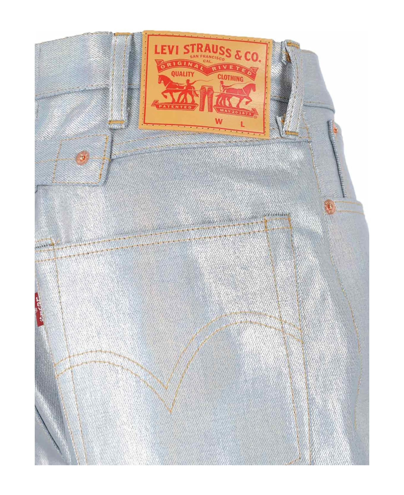 X Levi's Strauss Logo Straight Jeans - 4