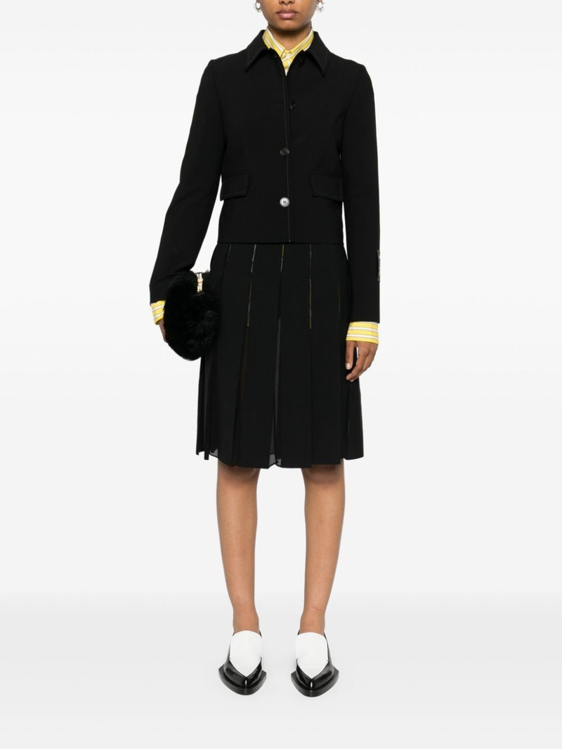 Marni pleated midi skirt outlook