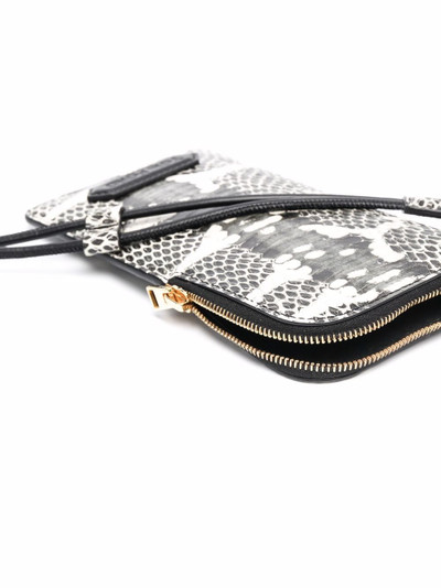 TOM FORD snake-effect cardholder outlook