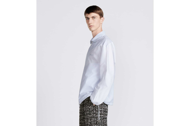 Dior Christian Dior Couture Two-Material Zipped Shirt outlook