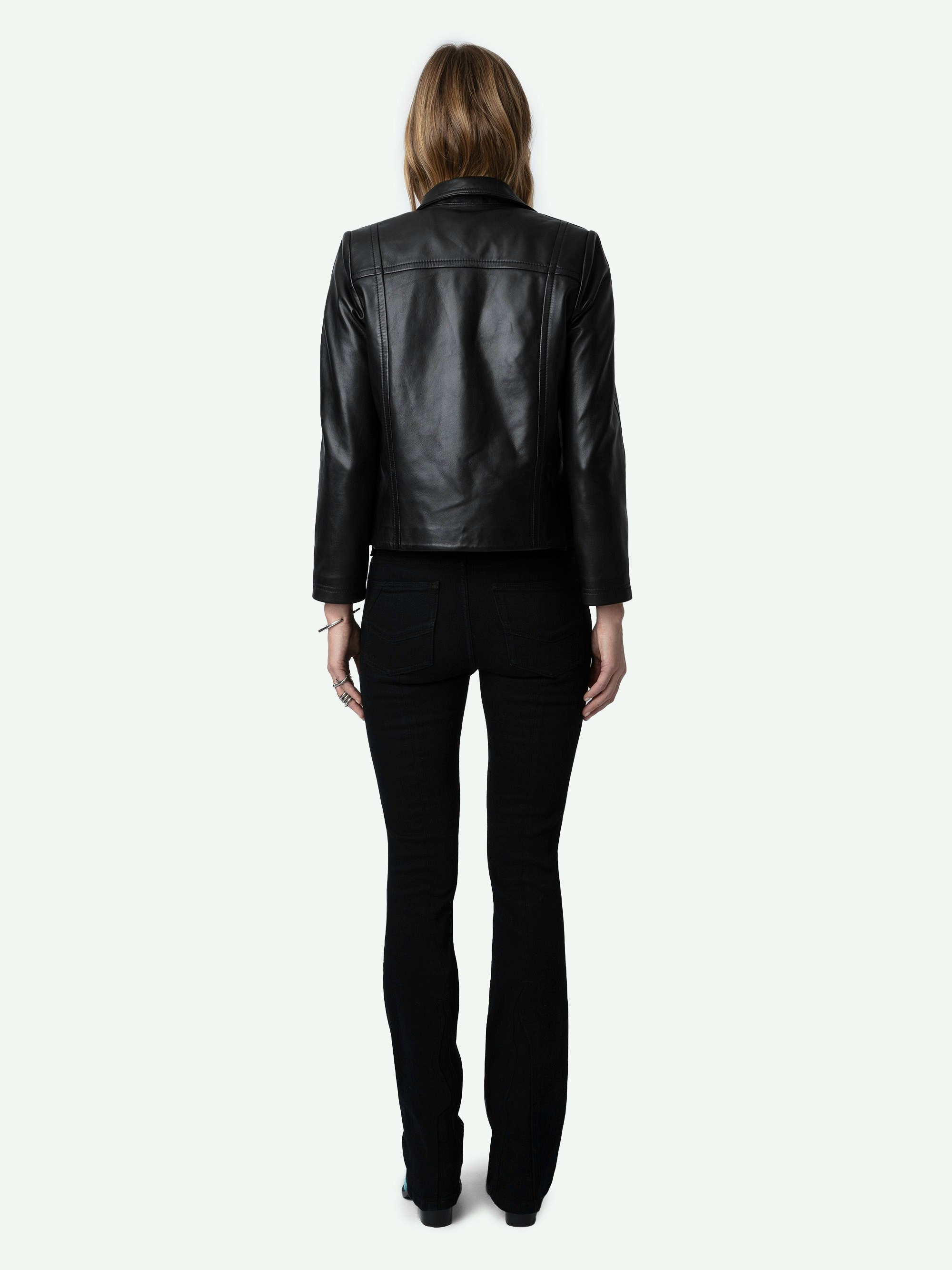 Litchi Leather Jacket - 3