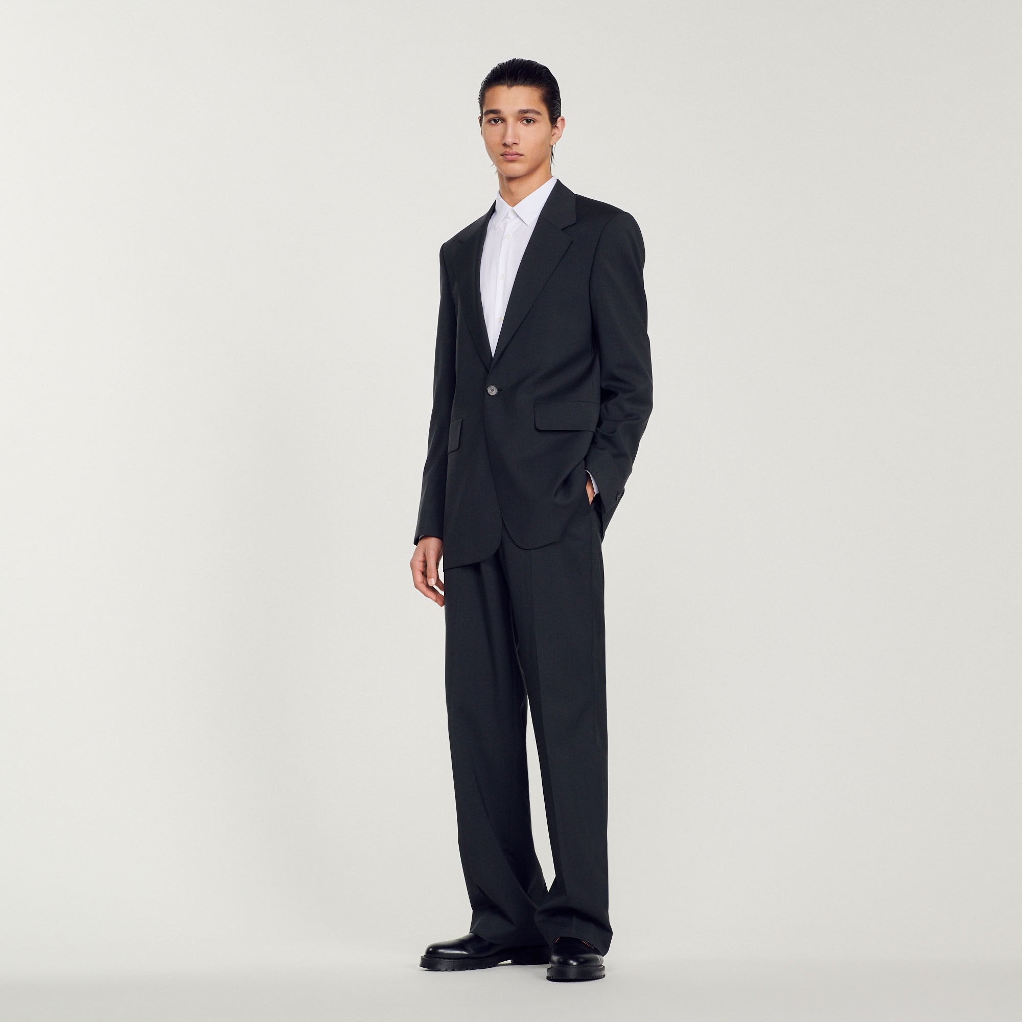 Wide suit jacket - 5