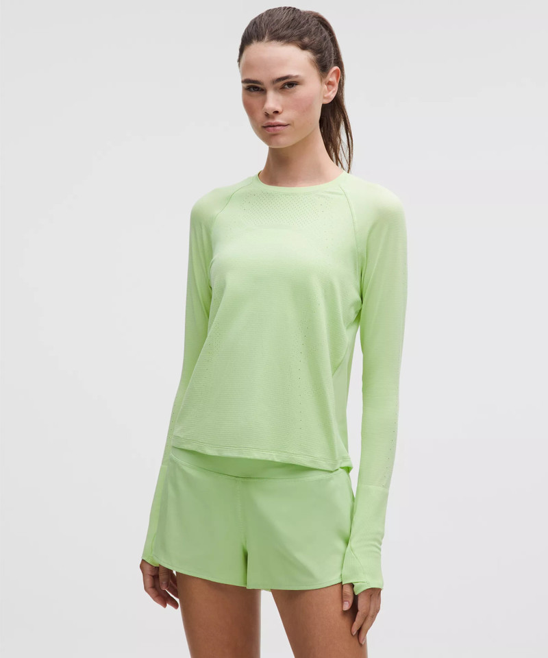 Swiftly Mesh-Back Long-Sleeve Shirt 1
