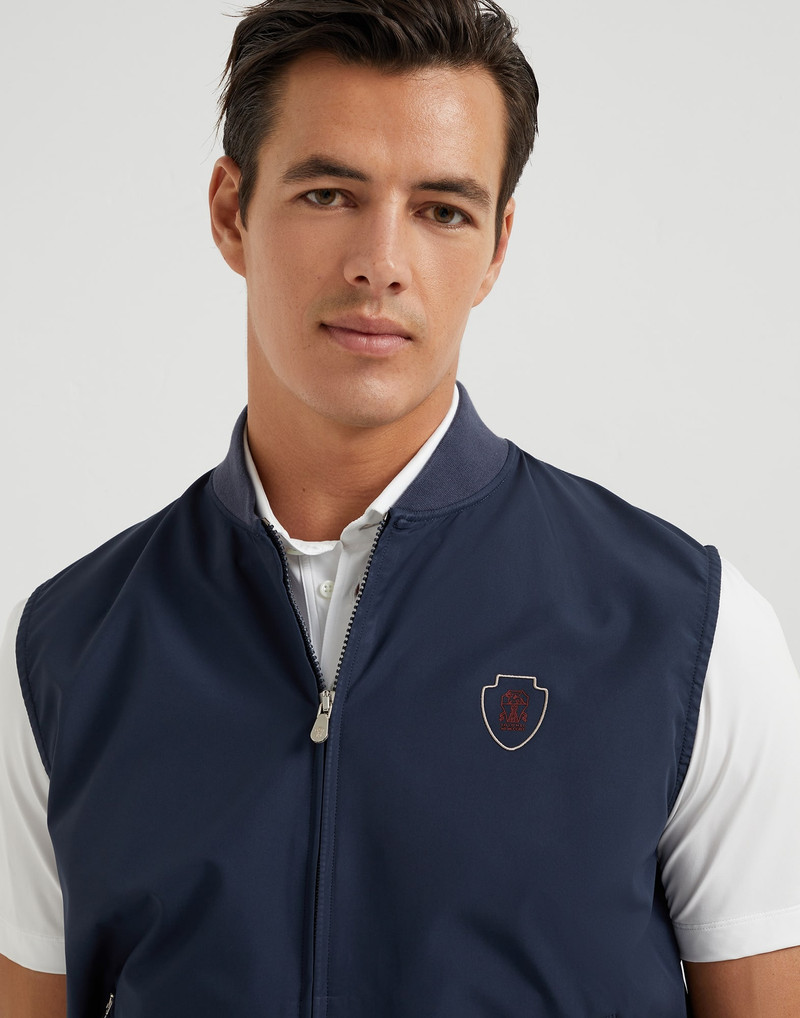 Nylon vest with logo 3