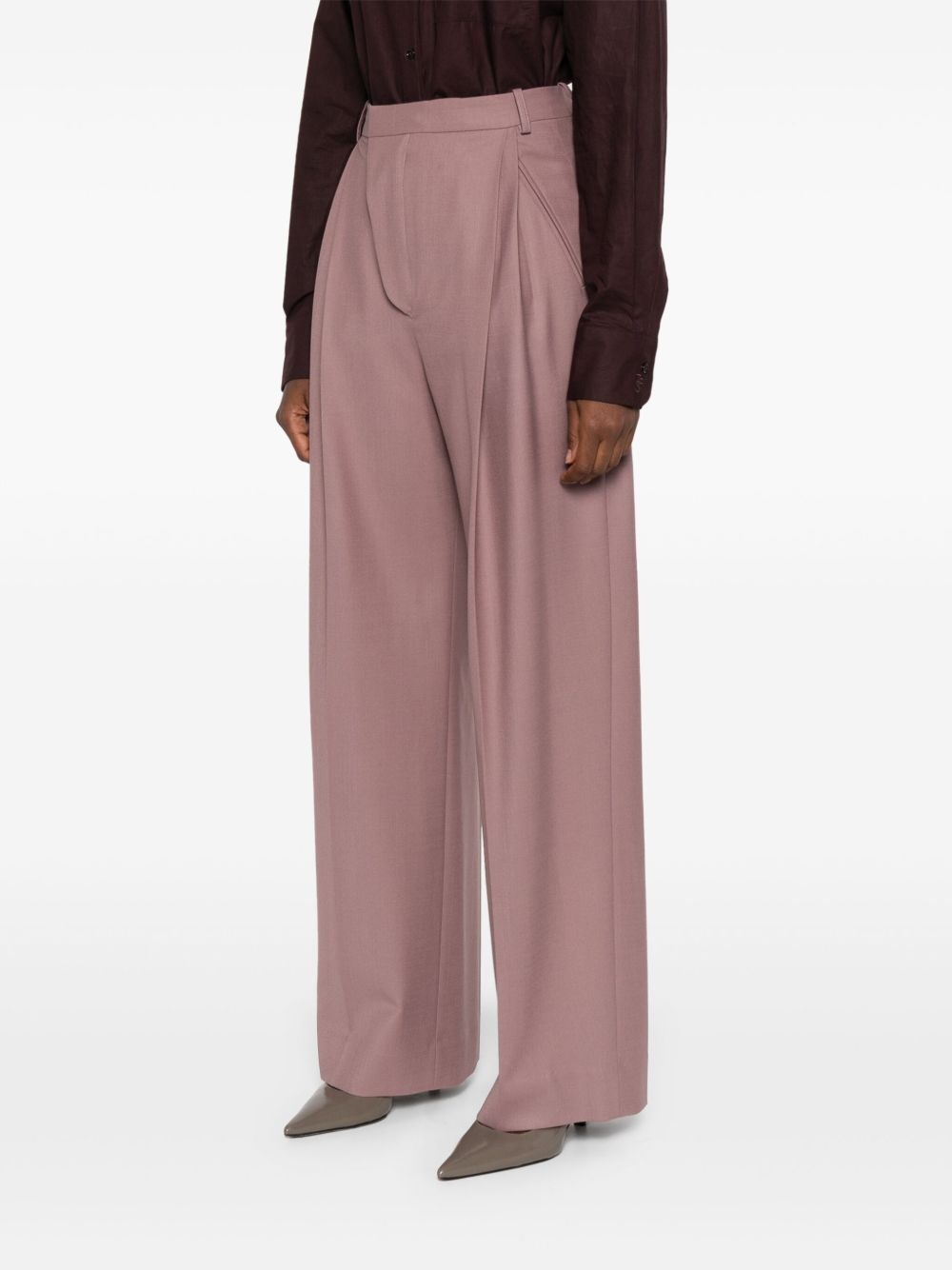 pleated tailored trousers - 3