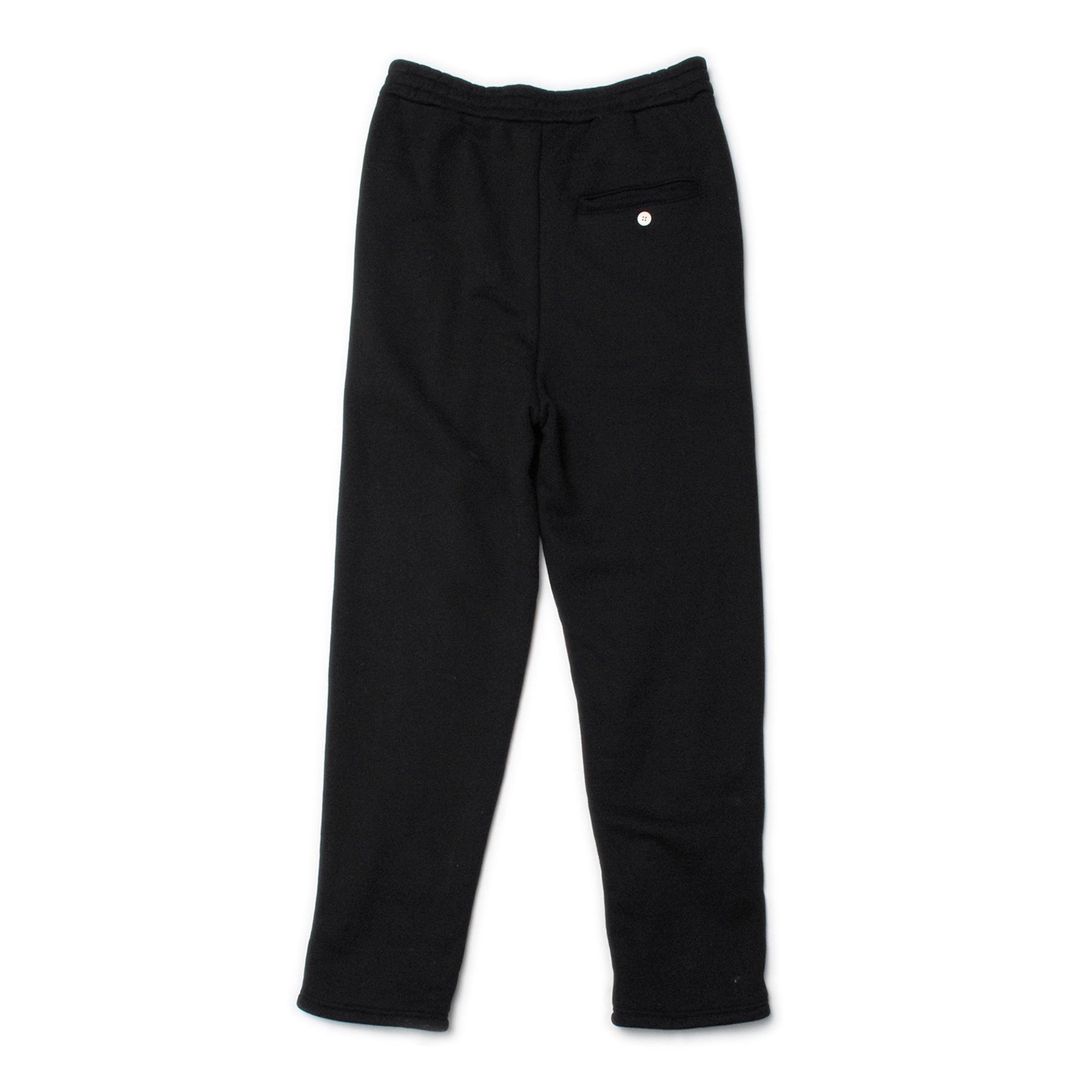 SKULL SHIRRING EMBROIDERY SWEAT PANTS / BLK - 2