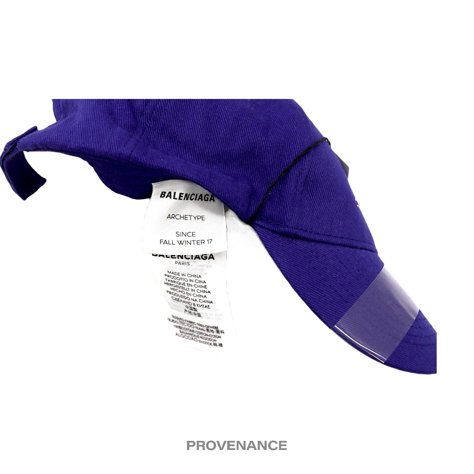 Balenciaga Political Campaign Cap Hat - Archetype Blue - 8