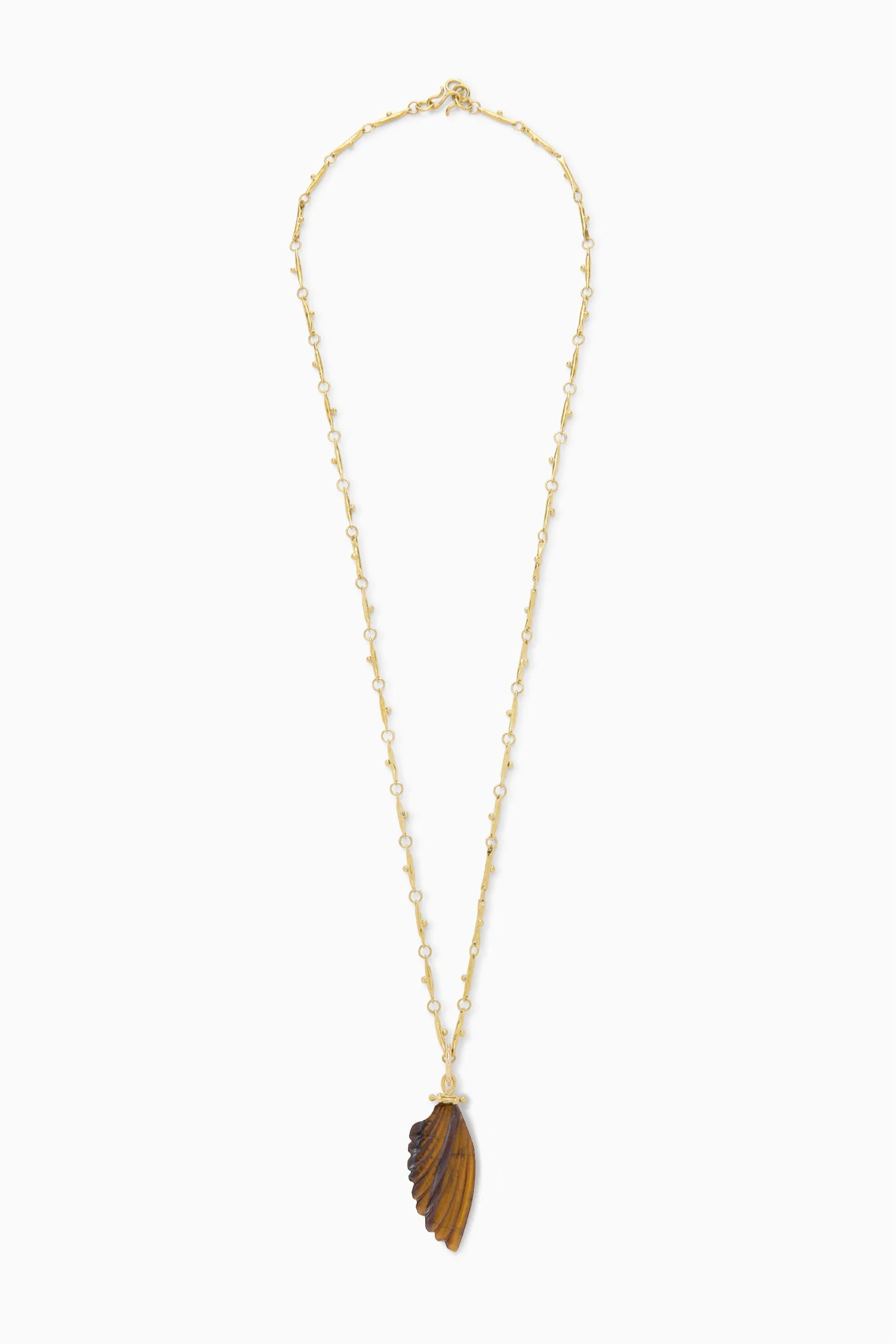 Large Wing Charm Necklace - 1