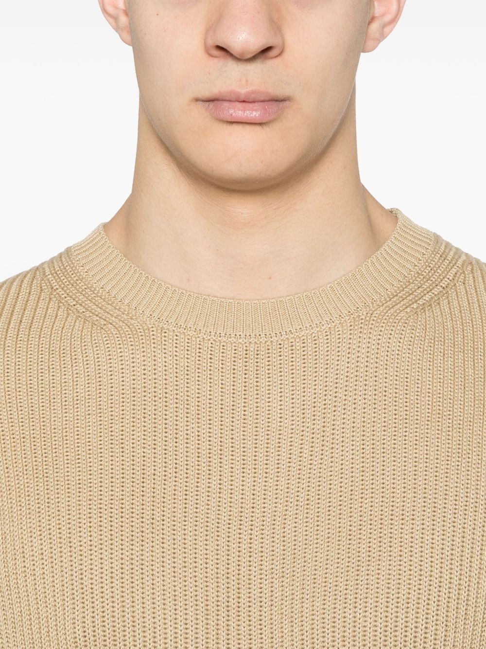 ribbed-knit sweater - 5
