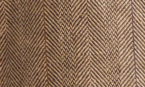 Linen Herringbone Sport Coat in Tan/Brown Herringbone - 8