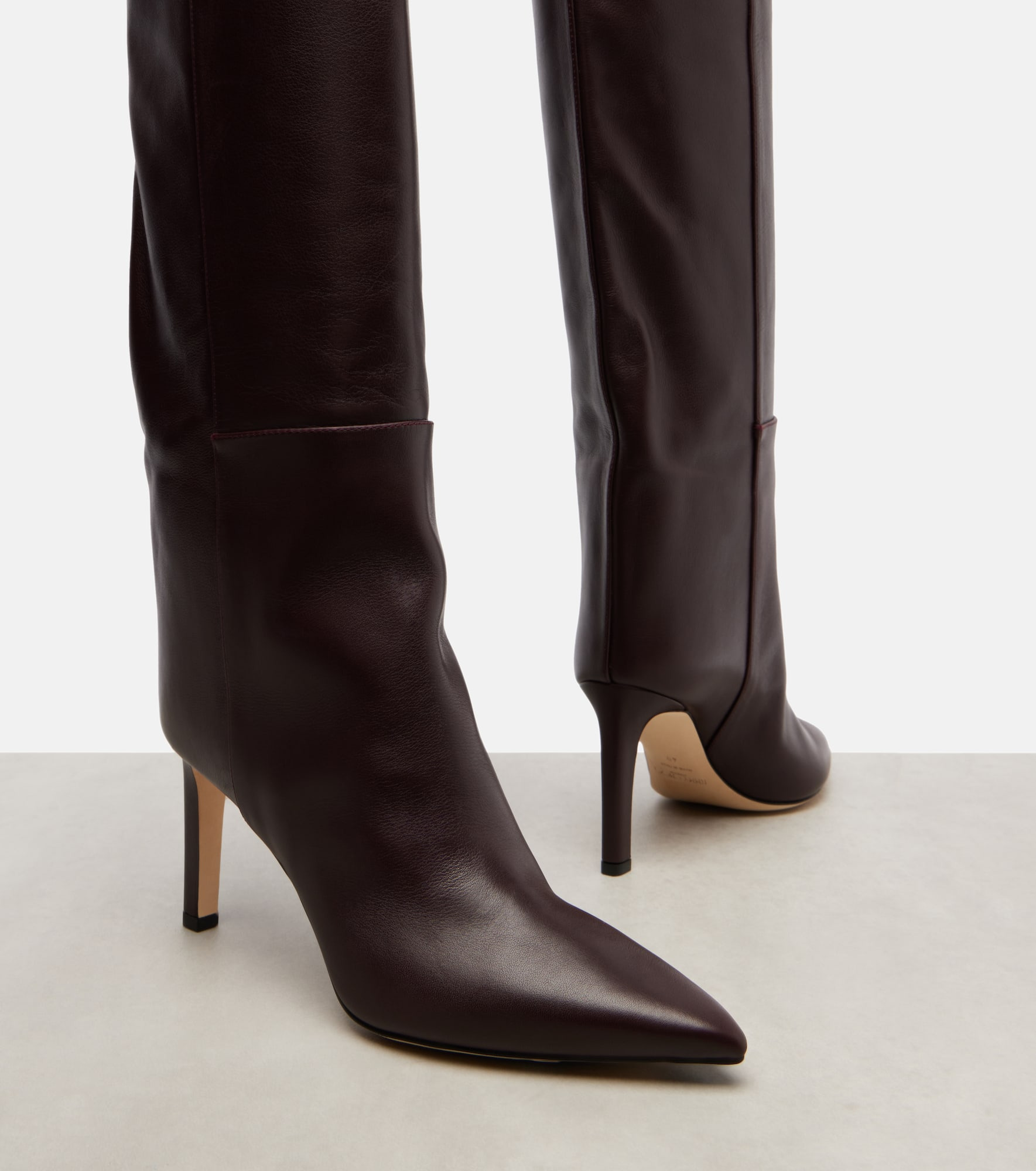 Alizze 85 leather knee-high boots - 5