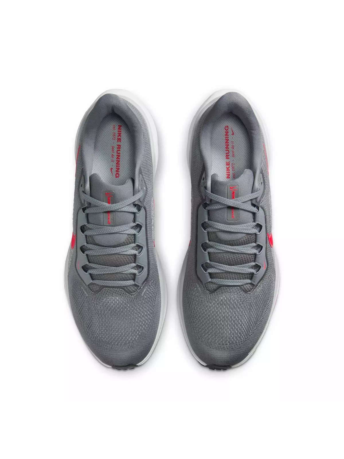 Pegasus 41 "Cool Grey/Wolf Grey/Pure Platinum/Bright Crimson" Men's Wide Running Shoe - 4
