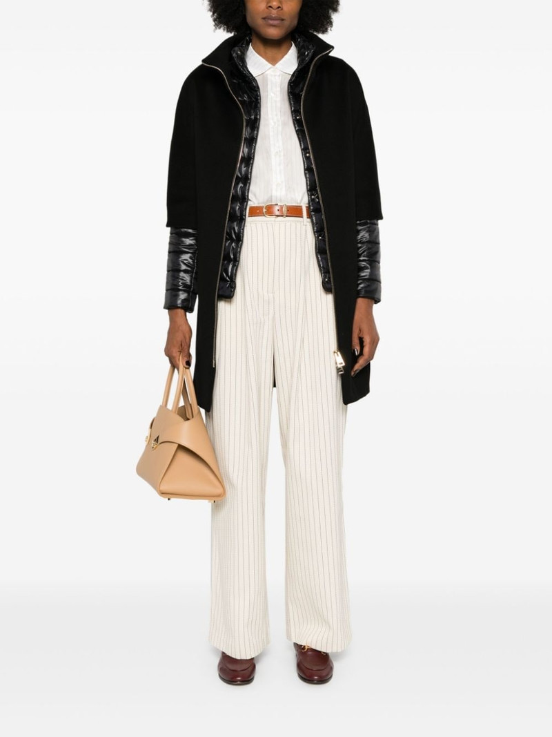 Herno detachable-panels virgin-wool coat outlook