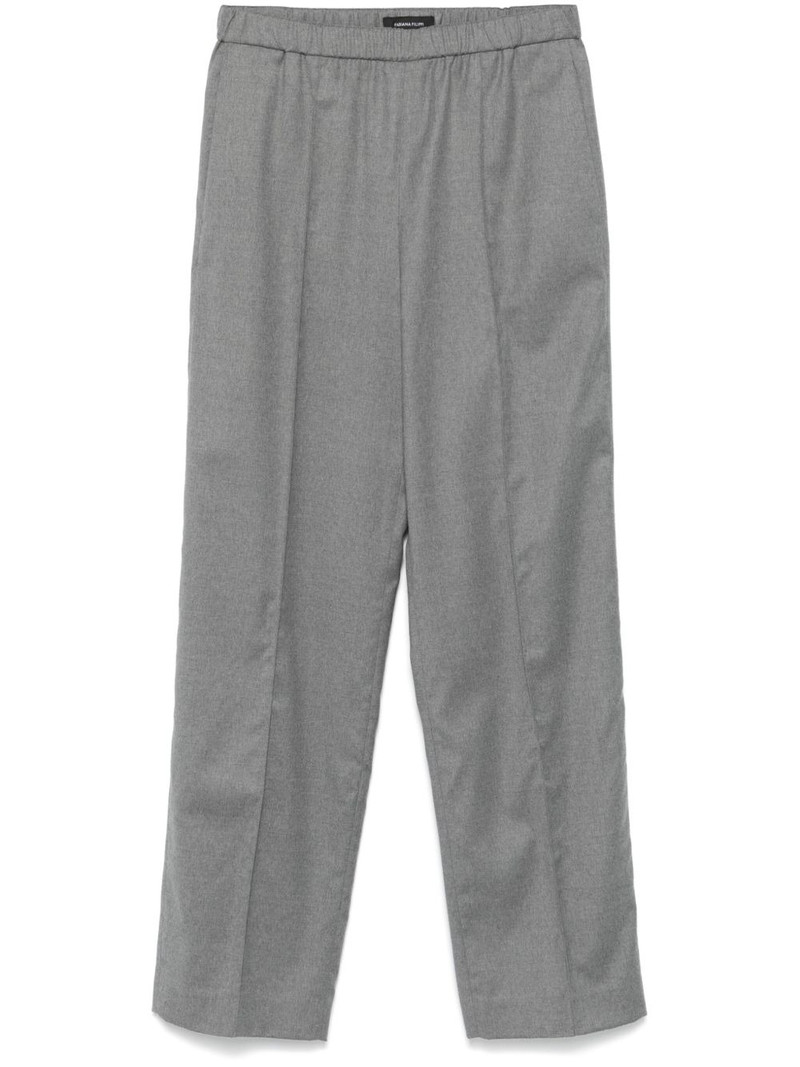 flannel track pants 1