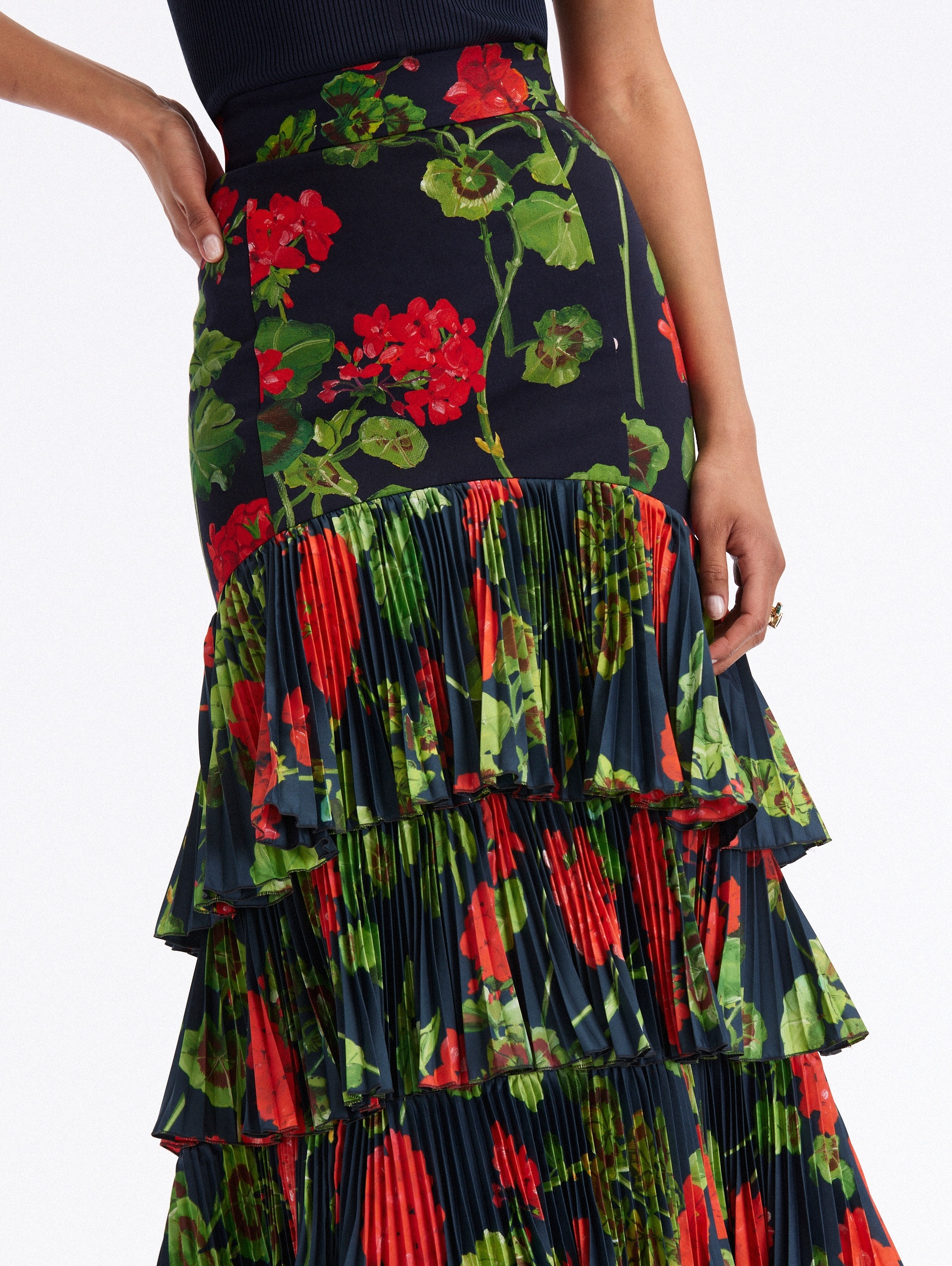 GERANIUM TIERED MAXI DRESS - 4