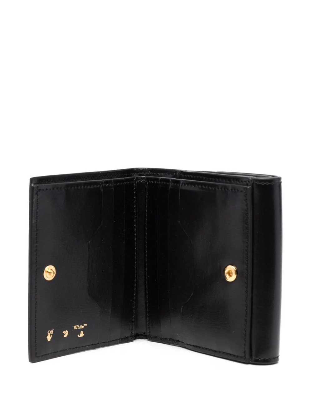 Jitney logo-plaque leather wallet - 3