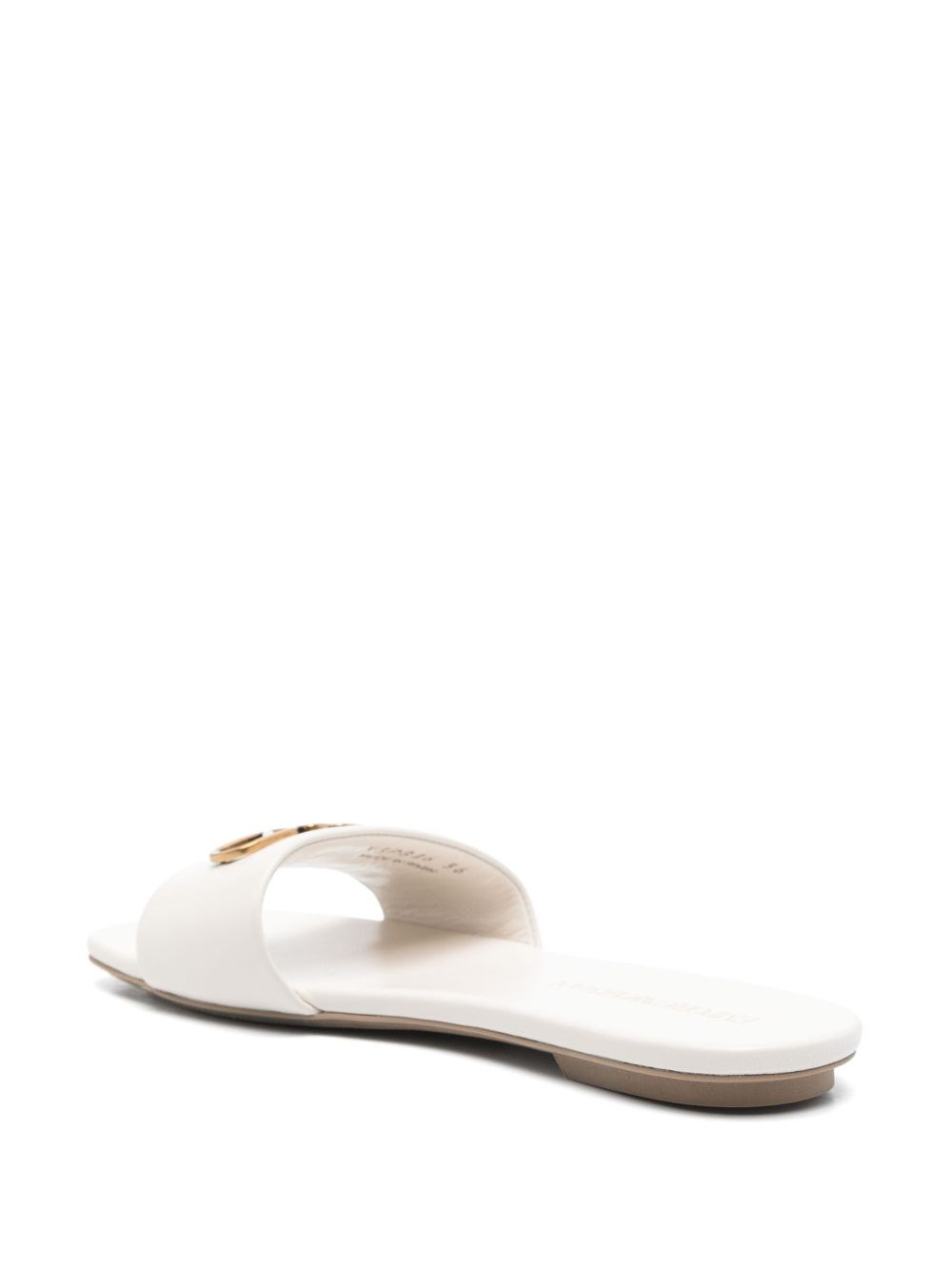 Leather flat sandals - 2