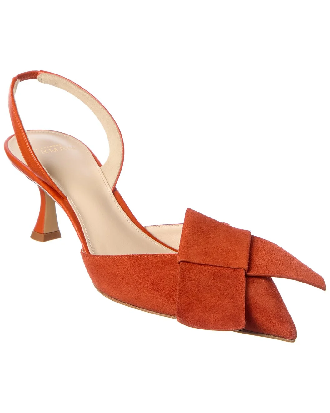 Alexandre Birman Bonny 60 Suede Slingback Pump - 1