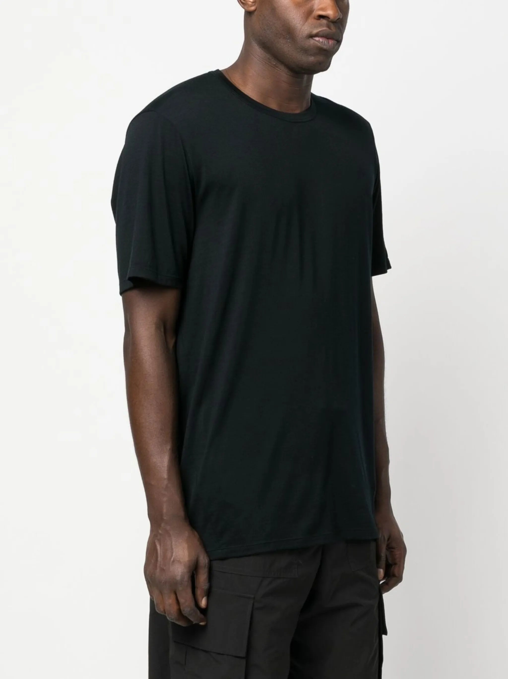 Plain Wool-blend T-shirt - 5