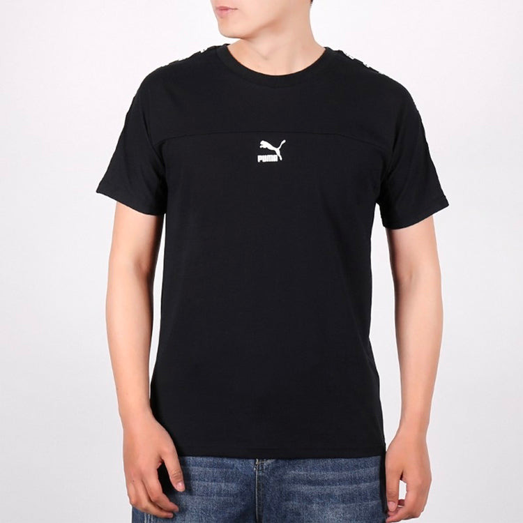 PUMA Clothing T-Shirt 'Black White' 595959-01 - 3